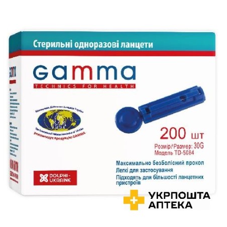 Ланцети Гамма 30G №200 Taidoc Technology Corporation (Тайвань)