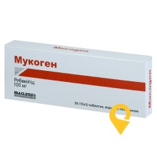 Мукоген табл. 100 мг №30 Маклеодс Фармасьютикалс (Індія)