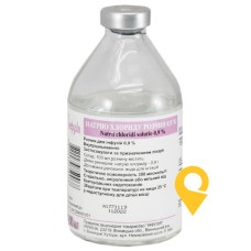 Натрію хлорид р-н д/інф 0,9 % 200.мл Завод Інфузія (Україна)