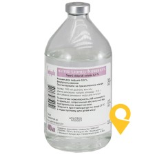 Натрію хлорид р-н д/інф 0,9 % 400.мл Завод Інфузія (Україна)