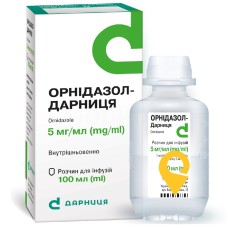 Орнідазол р-н д/ін. 5 мг/мл 100.мл Дарниця ФФ (Україна)
