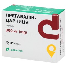 Прегабалін капс. 300 мг №21 Дарниця ФФ (Україна)