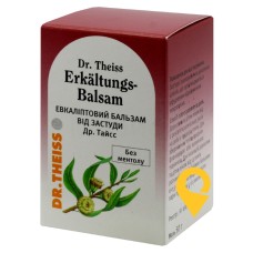 Др. Тайсс евкаліптовий бальзам від застуди мазь 50.г Натурварен (Німеччина)
