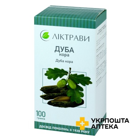 Дуба кора кора 100.г Ліктрави (Україна)