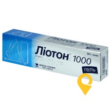 Ліотон гель 1000 МО/г 50.г Менаріні Мануфактурінг (Італія)