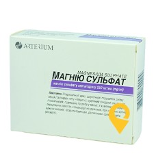 Магнію сульфат р-н д/ін. 250 мг/мл 5.мл №10 Галичфарм (Україна)