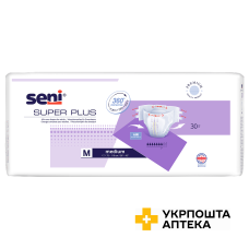 Підгузки для дорослих SENI SUPER PLUS medium №30 Torunskie ZMO (Польща)