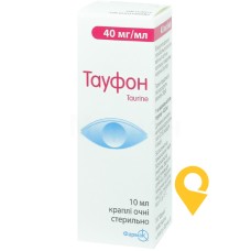 Тауфон крап. очні 4 % 10.мл Фармак (Україна)