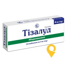 Тізалуд табл. 4 мг №30 Київський вітамінний завод (Україна)