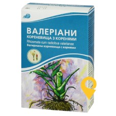 Валеріани кореневища з коренням кореневища та коріння 50.г Лубнифарм (Україна)