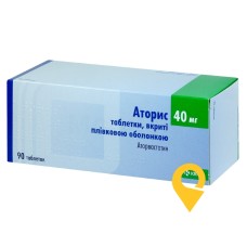 Аторис табл. 40 мг №90 КРКА (Словенія)