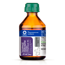 Борна кислота р-н спирт 3 % 20 мл Віола (Україна)