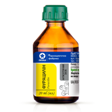 Фурацилін крап. вушн. 0,066 % 20 мл Віола (Україна)