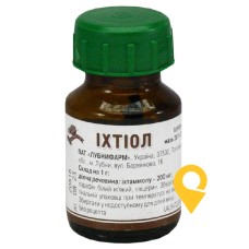 Іхтіол мазь 20 % 25.г банка Лубнифарм (Україна)