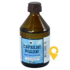 Перекис водню р-н 3 % 100.мл Житомирська ФФ (Україна)