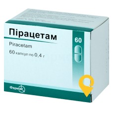 Пірацетам капс. 400 мг №60 Фармак (Україна)