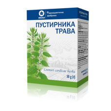 Пустирника трава по 50 г у пачках з внутрішнім пакетом Віола (Україна)