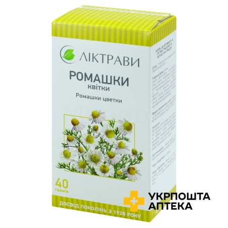 Ромашки квітки квітки 40.г Ліктрави (Україна)