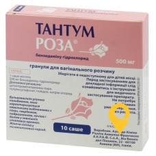 Тантум роза гран. д/ваг. р-ну 500 мг №10 Азіенде Кіміке Ріуніте Анжеліні Франческо (Італія)