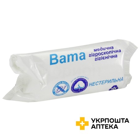 Вата нестерильна н/ст. 50 г. ролик Кампус Коттон Клаб (Україна)