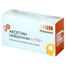 Аксетин пор. д/ін. 0,75 г №10 Медокемі (Кіпр)