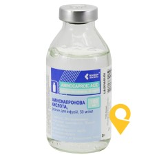 Амінокапронова кислота р-н д/інф 50 мг/мл 100.мл Новофарм-Біосинтез (Україна)
