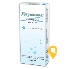 Дермазол шампунь 2 % 50.мл Кусум Хелтхкер (Індія)