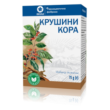 Крушини кора по 50 г у пачках з внутрішнім пакетом Віола (Україна)