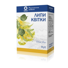 Липи квітки  по 40 г у пачках з внутрішнім пакетом Віола (Україна)