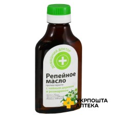 Олія реп'яхова The Doctor Health & Care 100 мл, з чайн.дер. і розмар. Ельфа ФФ (Україна)