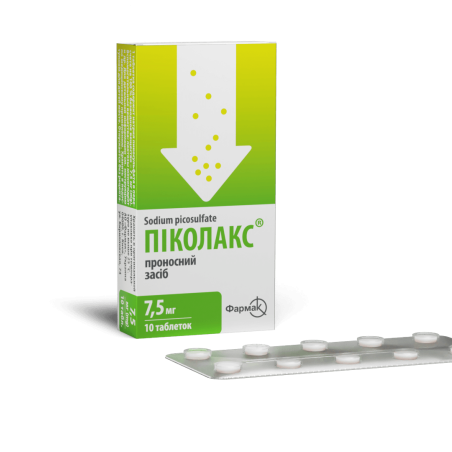 Піколакс табл. 7,5 мг №10 Фармак (Україна)