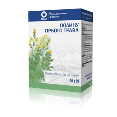 Полину гіркого трава по 50 г у пачках з внутрішнім пакетом Віола (Україна)