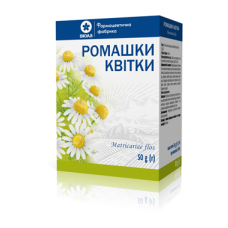 Ромашки квітки по 50 г у пачках з внутрішнім пакетом Віола (Україна)