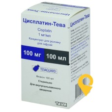 Цисплатин конц. інф. 1 мг/мл 100.мл Фармахемі (Нідерланди)