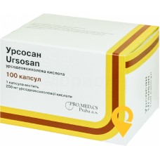 Урсосан капс. 250 мг №100 Про.Мед.ЦС Прага (Чеська Республіка)