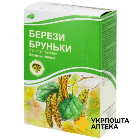 Берези бруньки бруньки 50.г Лубнифарм (Україна)