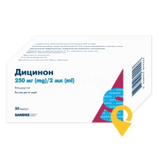Дицинон р-н д/ін. 125 мг/мл 2.мл №50 Лек (Словенія)