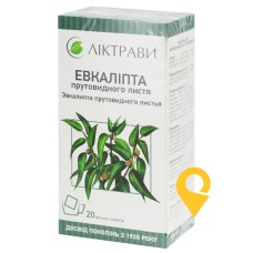 Евкаліпту листя листя 2.5г №20 Ліктрави (Україна)