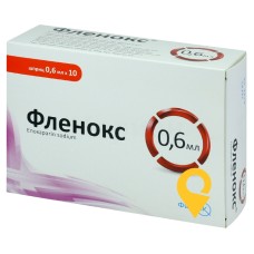 Фленокс р-н д/ін. 10000 МЕ анти-Ха/мл 0.6мл №10 Фармак (Україна)