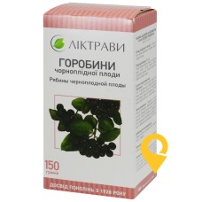 Горобини чорноплідної плоди плоди 150.г Ліктрави (Україна)