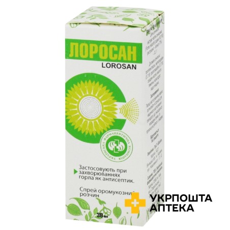 Лоросан спрей оромук. 330 мг/мл 30.мл Біолік (Україна)
