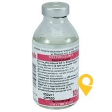 Метронідазол р-н д/інф 5 мг/мл 100.мл Завод Інфузія (Україна)