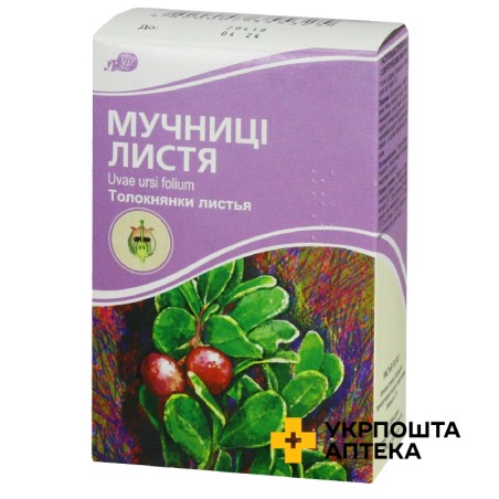 Мучниці листя листя 50.г Лубнифарм (Україна)