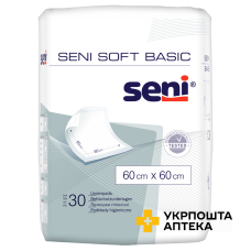 Пелюшки гігієнічні SENI SOFT Basic 60х60 см. №30 Torunskie ZMO (Польща)