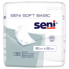 Пелюшки гігієнічні SENI SOFT Basic 90х60 см. №30 Torunskie ZMO (Польща)
