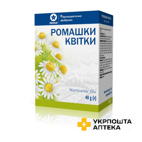 Ромашки квітки по 40 г у пачках з внутрішнім пакетом Віола (Україна)