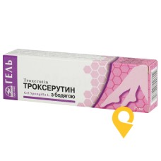 Троксерутин з бодягою гель 75 мл Евро Плюс (Україна)