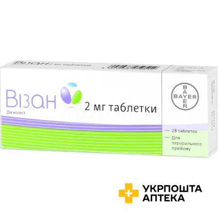 Візан табл. 2 мг №28 Байєр Ваймар (Німеччина)