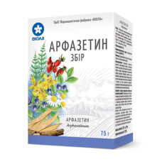 Арфазетин, збір по 75 г у пачках з внутрішнім пакетом Віола (Україна)