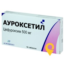Ауроксетил табл. 500 мг №10 Ауробіндо Фарма (Індія)